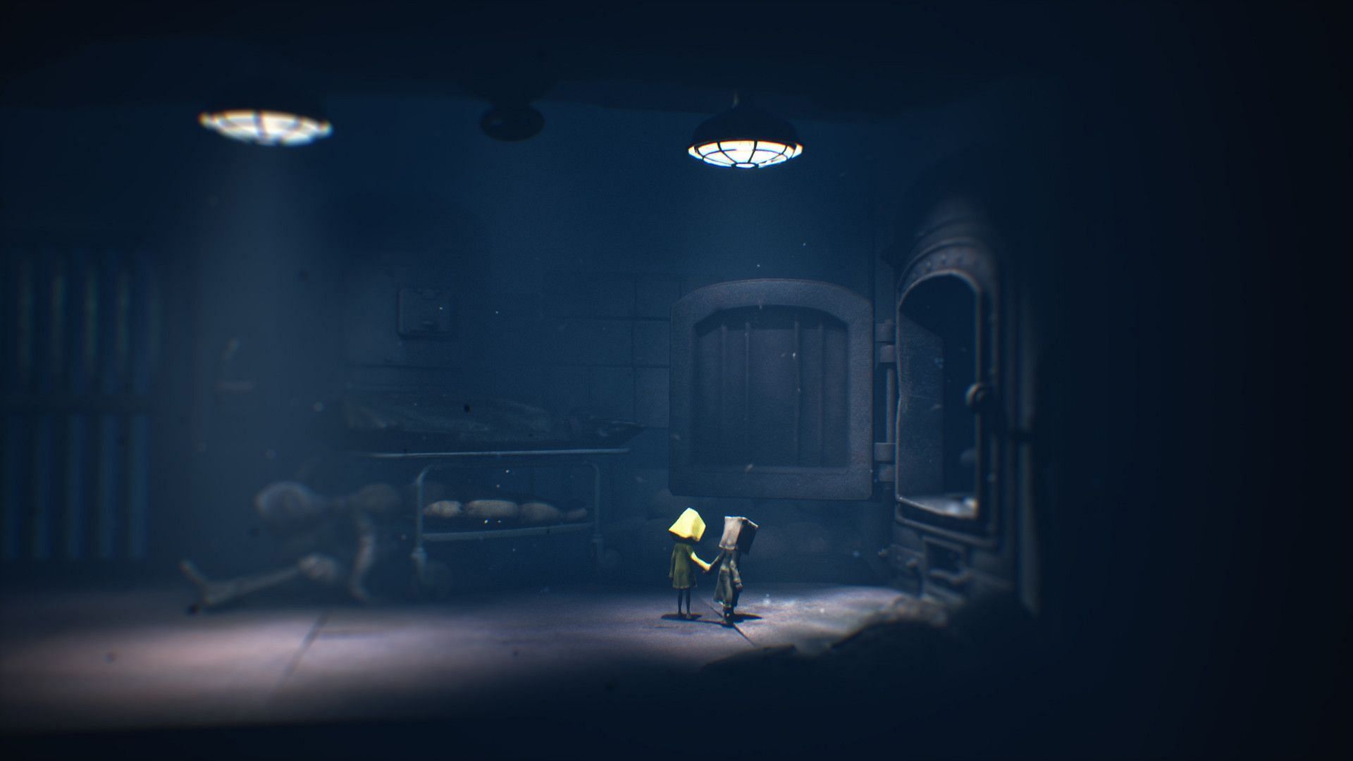 Mono and Six in Little Nightmares 2 (Image via Steam/BANDAI NAMCO Entertainment)